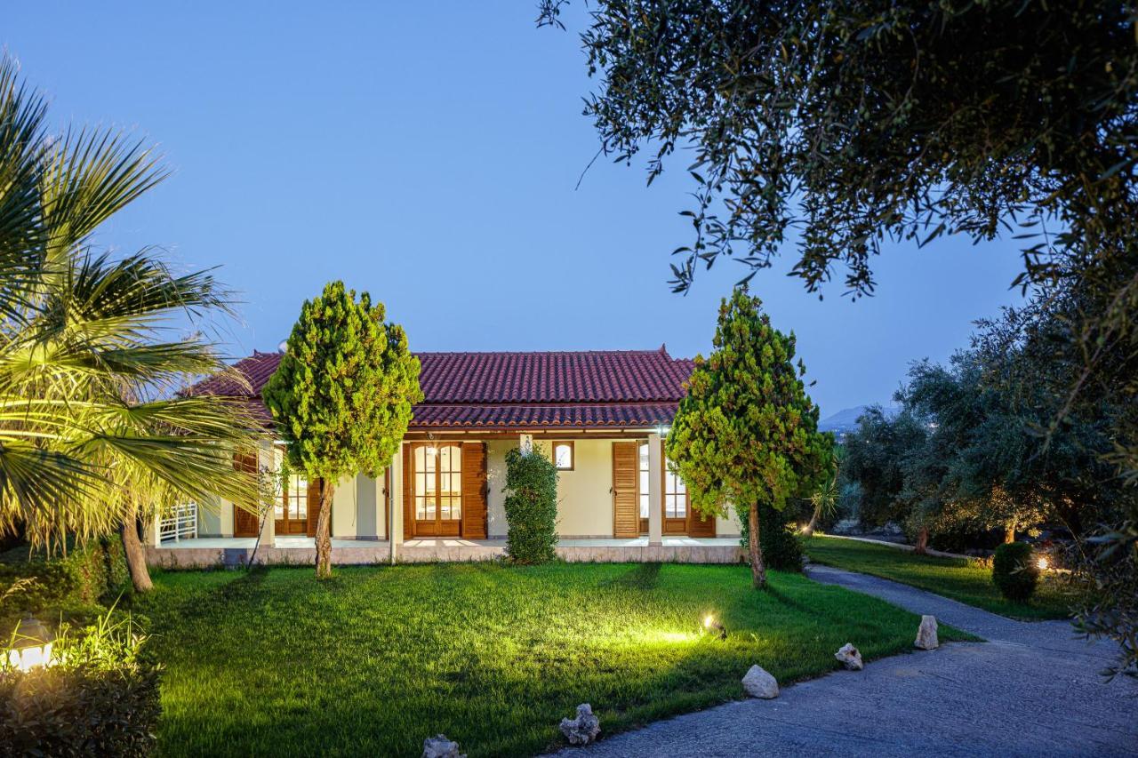 Lefkothea Villas With Large Pool, Bbq & Playground アデリアノス・カンポス エクステリア 写真
