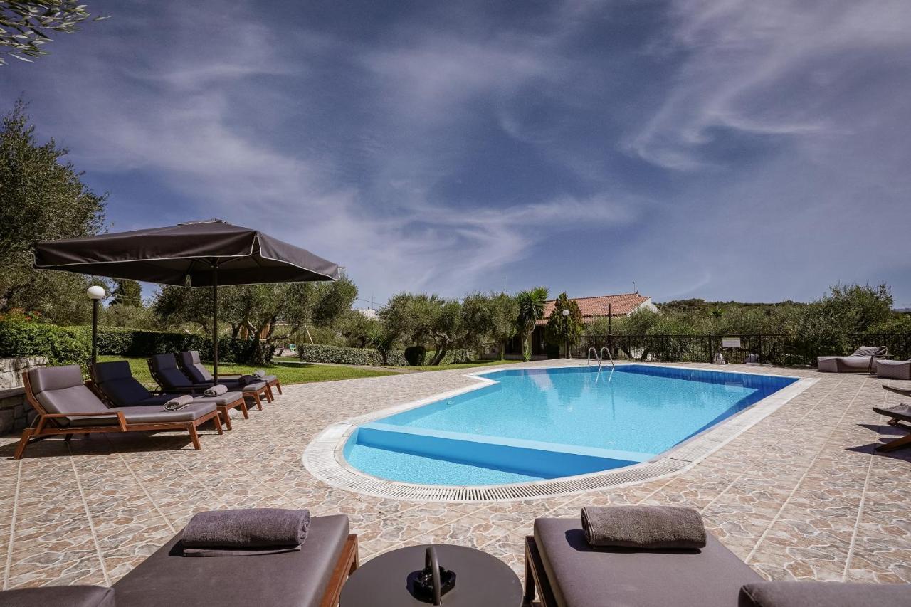Lefkothea Villas With Large Pool, Bbq & Playground アデリアノス・カンポス エクステリア 写真