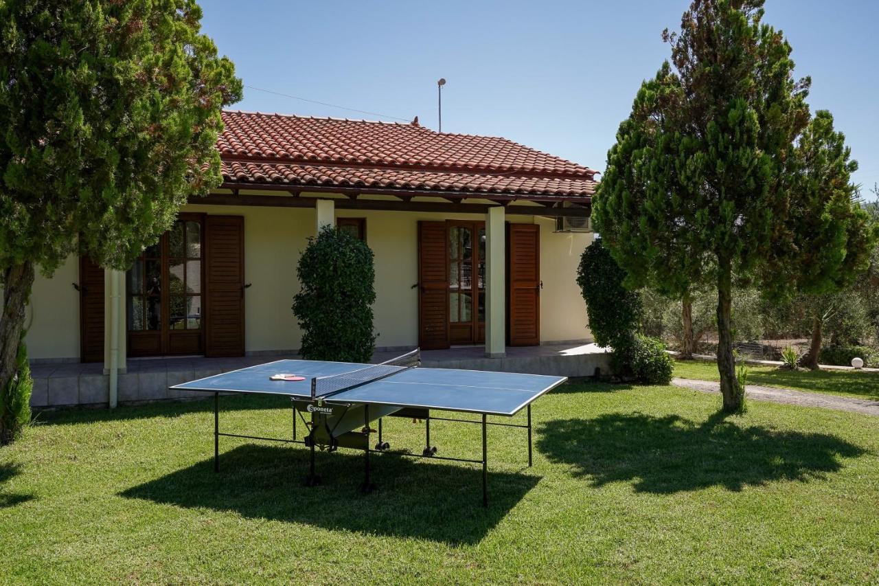 Lefkothea Villas With Large Pool, Bbq & Playground アデリアノス・カンポス エクステリア 写真