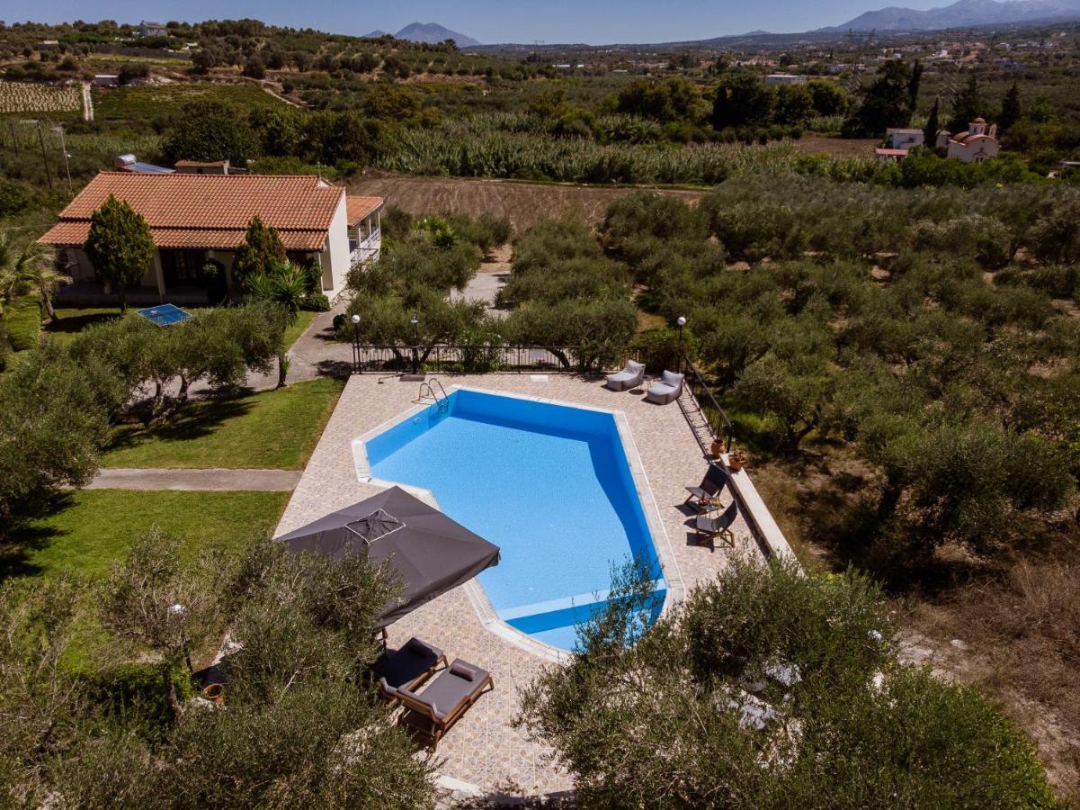 Lefkothea Villas With Large Pool, Bbq & Playground アデリアノス・カンポス エクステリア 写真